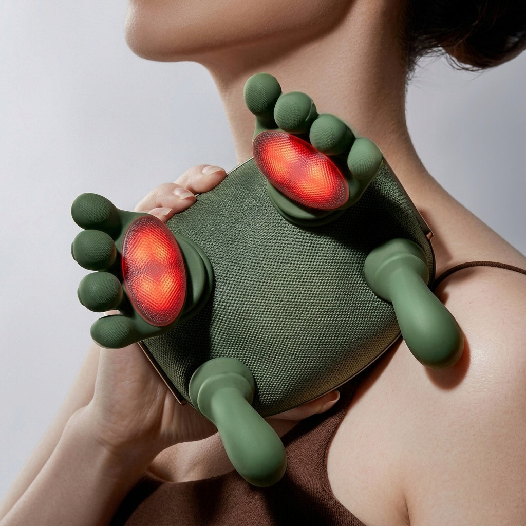 Bionic heated massager for body relaxation
