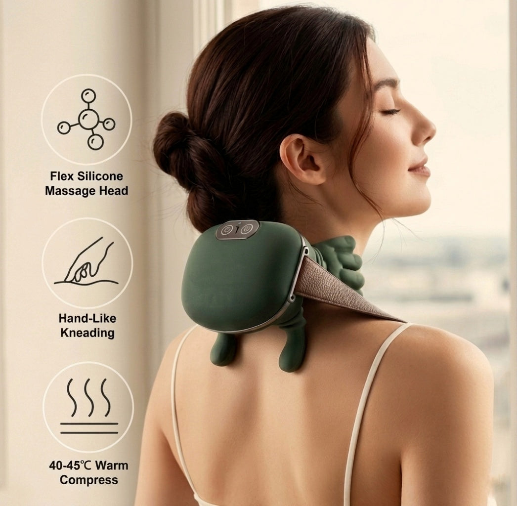 Bionic heated massager for body relaxation