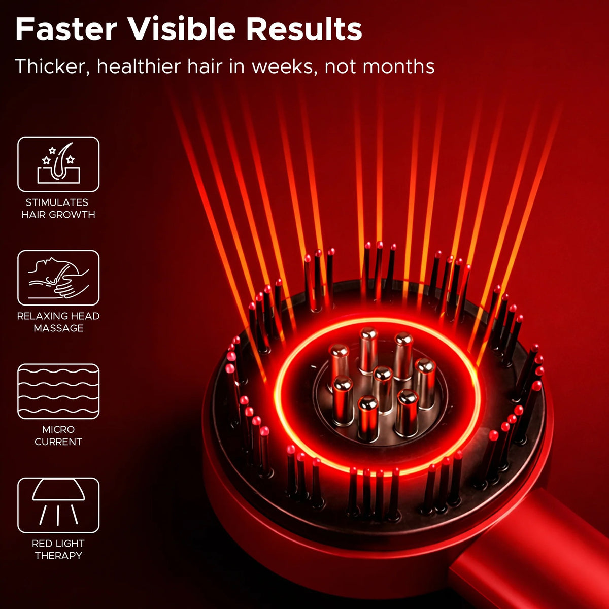 Hair Growth Massager with Oil Applicato-Trendizo24