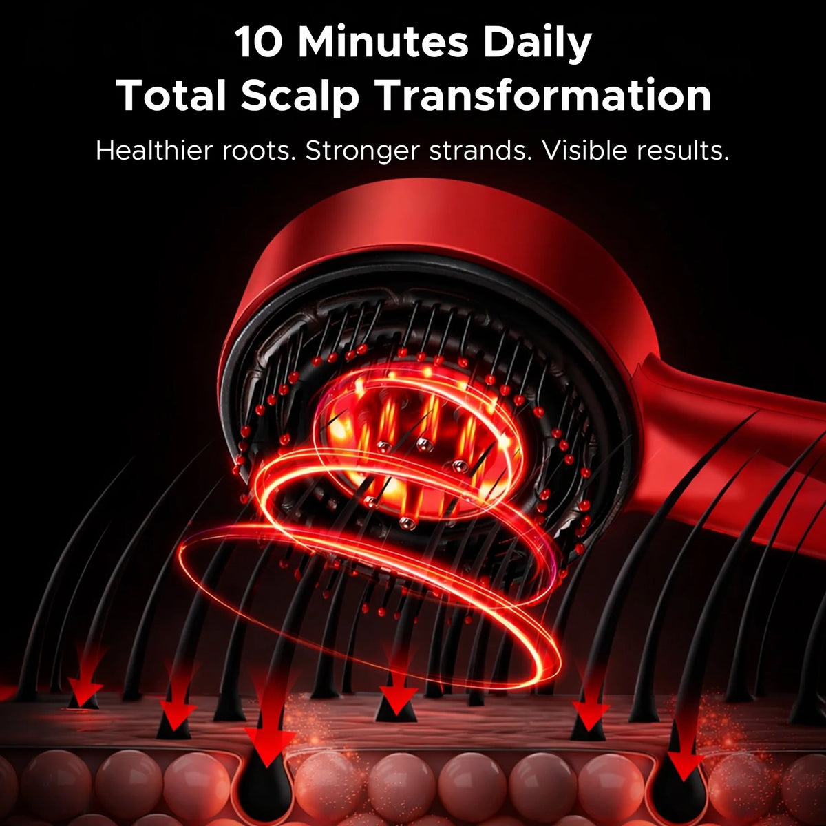 Hair Growth Massager with Oil Applicato-Trendizo24