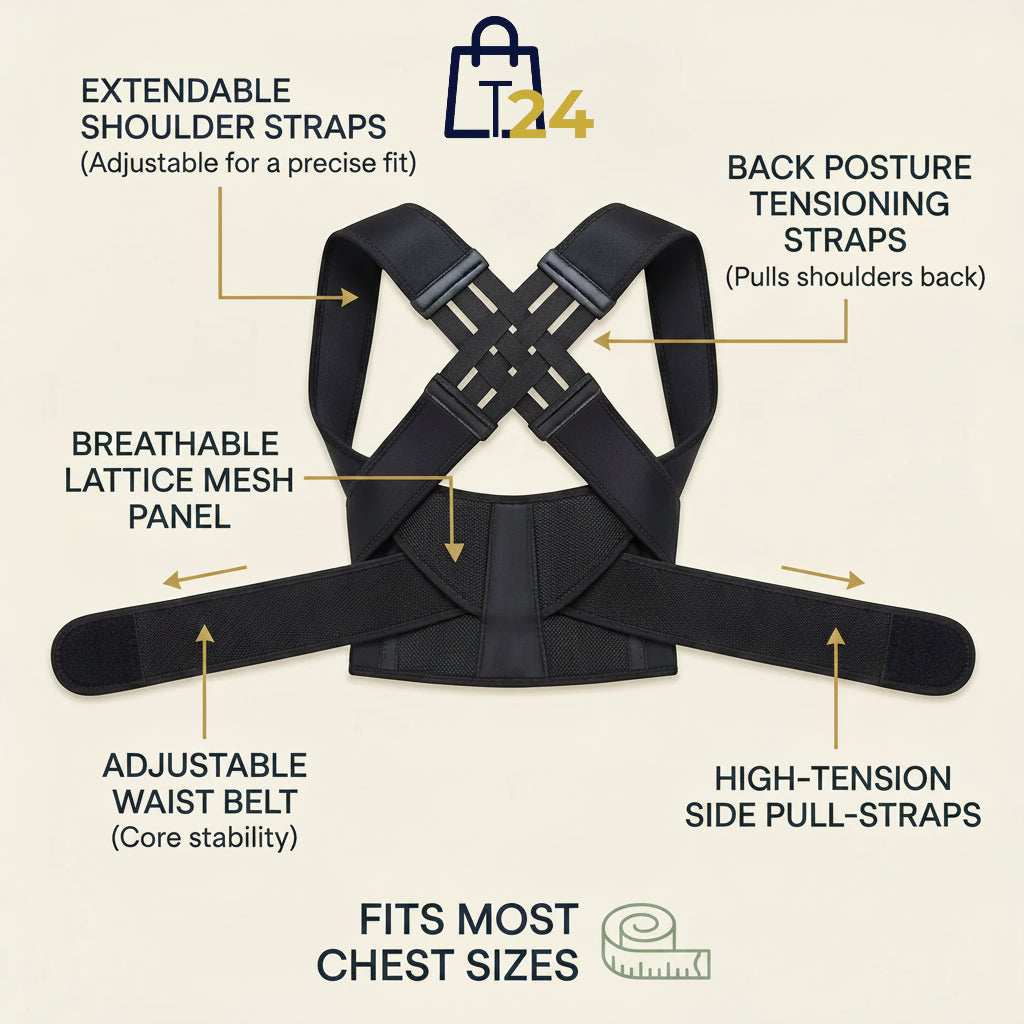 Trendizo24- Posture & Upper Back Support
