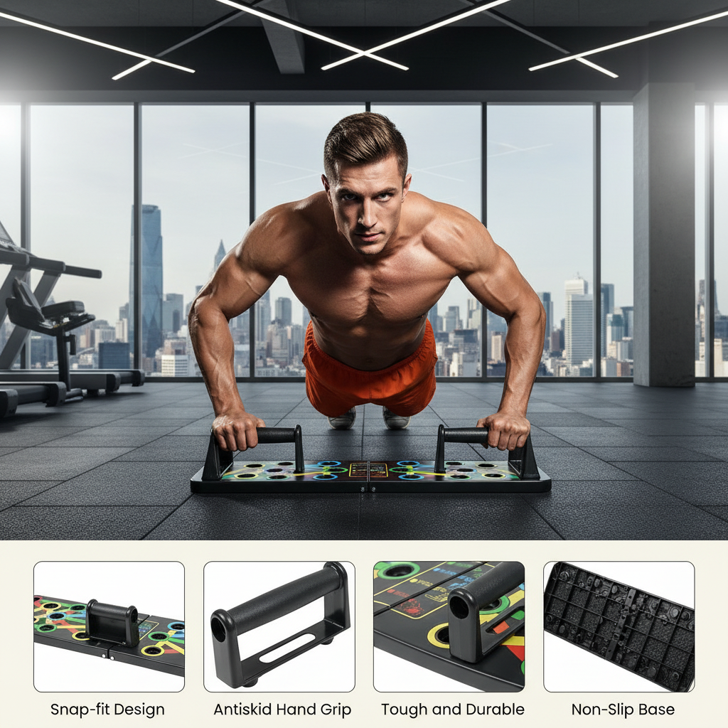 Foldable Pushup Boards
