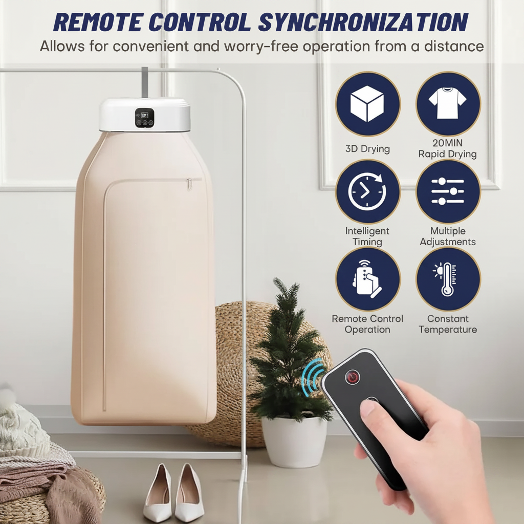 Remote Control Premium Clothes Dryer
