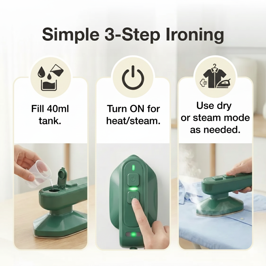 Simple 3-Step Ironing - Theme Style